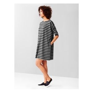 Gap Stripe Relaxed T Shirt Dress